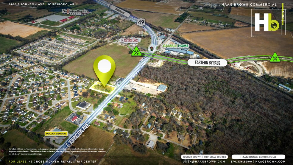 5900 E Johnson Ave, Jonesboro, AR à louer - Aérien – Image 3 sur 5