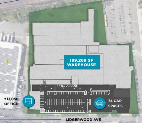 711 Lidgerwood Ave, Elizabeth, NJ à louer Plan de site– Image 1 sur 4