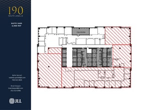 190 S La Salle St, Chicago, IL à louer Plan d’étage– Image 1 sur 1