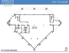 1533 Spruce St, Riverside, CA à louer Plan d’étage– Image 1 sur 1