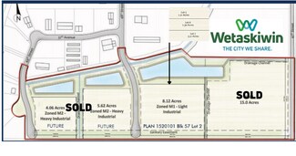 Plus de détails pour 3501 48 st, Wetaskiwin, AB - Terrain à vendre
