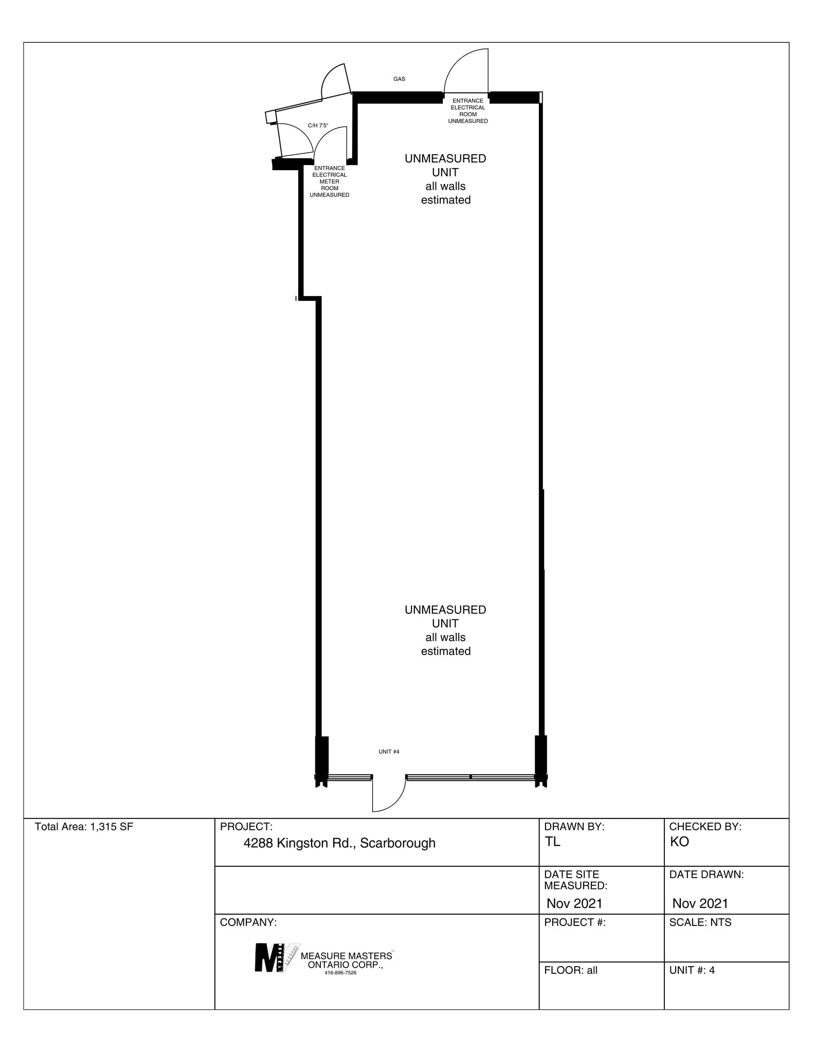 4280-4288 Kingston Rd, Toronto, ON à louer Plan de site– Image 1 sur 1