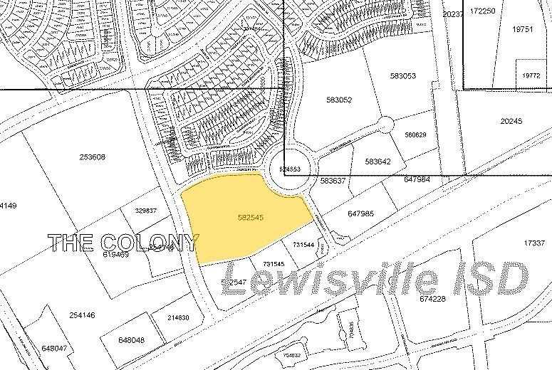 6601 Cascades Ct, The Colony, TX à louer - Plan cadastral – Image 2 sur 8