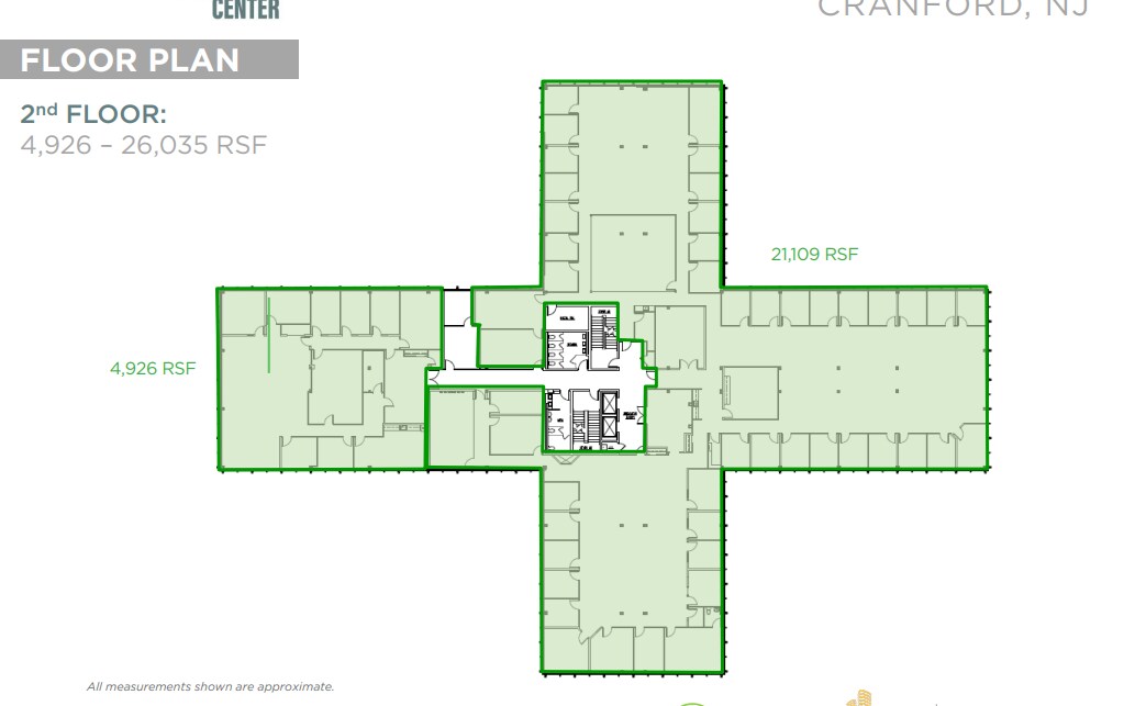 20 Commerce Dr, Cranford, NJ à louer Plan d’étage– Image 1 sur 1