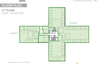 20 Commerce Dr, Cranford, NJ à louer Plan d’étage– Image 1 sur 1