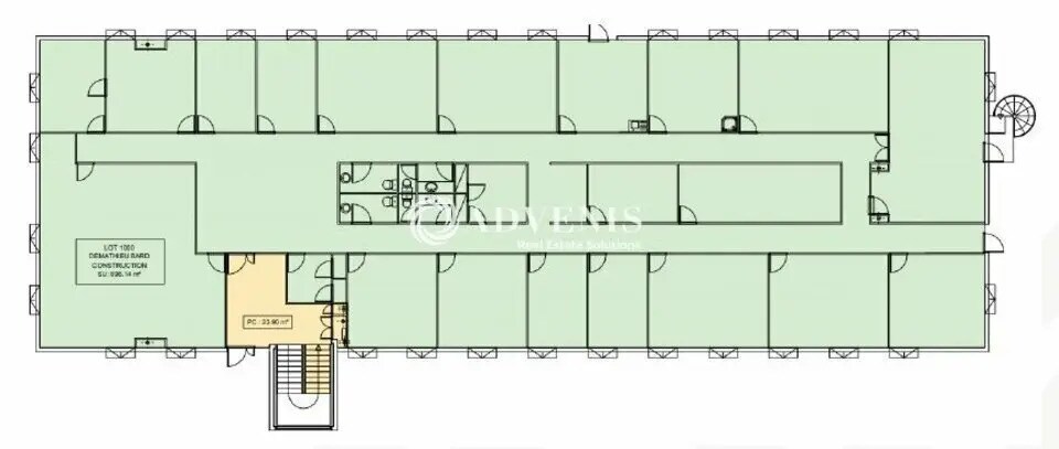 Bureau dans Mérignac à louer - Plan d’étage – Image 2 sur 2