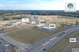 Clear Lake Way, Pooler, GA - Vue aérienne vue de carte - Image1