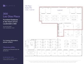 300 SE 2nd St, Fort Lauderdale, FL à louer Plan d’étage– Image 1 sur 1