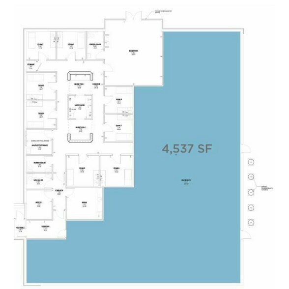 12512 E 21st St, Tulsa, OK à louer - Plan d’étage – Image 2 sur 2