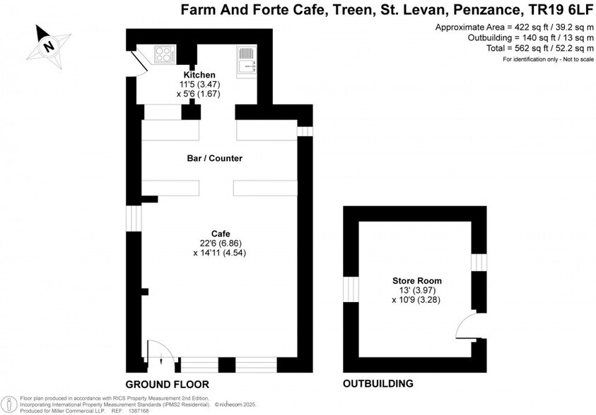 The Shop, Penzance à louer - Plan d’étage – Image 2 sur 2