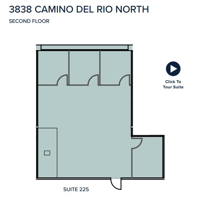 3838 Camino del Rio N, San Diego, CA à louer Plan d’étage– Image 1 sur 1