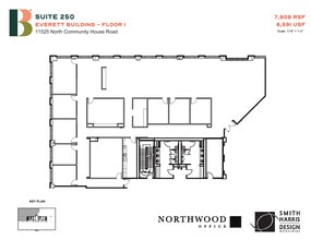 11525 N Community House Rd, Charlotte, NC à louer Plan d’étage– Image 1 sur 1