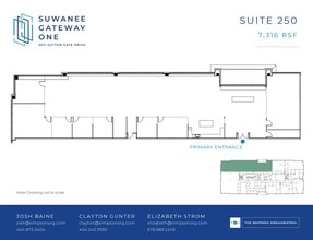 3011 Sutton Gate Dr E, Suwanee, GA à louer Plan d’étage– Image 1 sur 1
