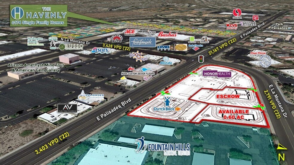 NEC of La Montana Dr & Palisades Blvd, Fountain Hills, AZ à vendre - Photo de l’immeuble – Image 1 sur 6