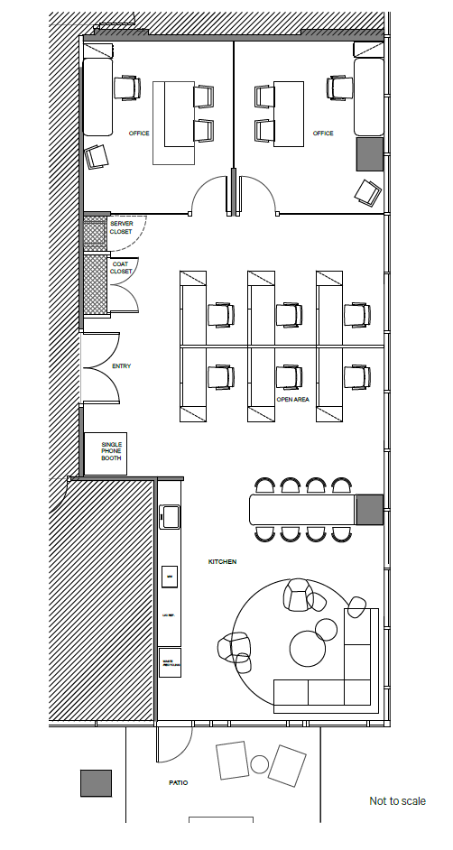 888 Dunsmuir St, Vancouver, BC à louer Plan d’étage– Image 1 sur 1