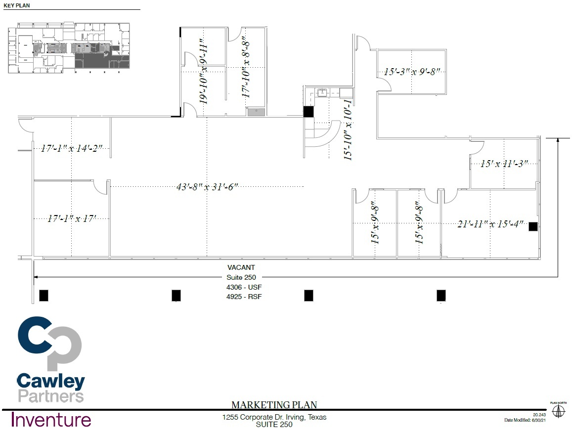 1255 Corporate Dr, Irving, TX à louer Plan d’étage– Image 1 sur 8