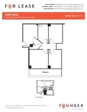 2909 Cole Ave, Dallas, TX à louer Plan d’étage– Image 1 sur 1
