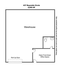 406-499 Reynolds Cir, San Jose, CA à louer Plan d’étage– Image 1 sur 1