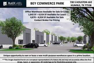Plus de détails pour Bey Commerce Center – Local d’activités à vendre, Humble, TX