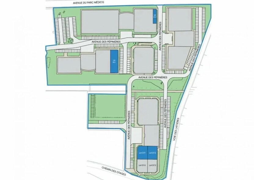 Bureau dans Fresnes à louer - Plan d’étage – Image 3 sur 3