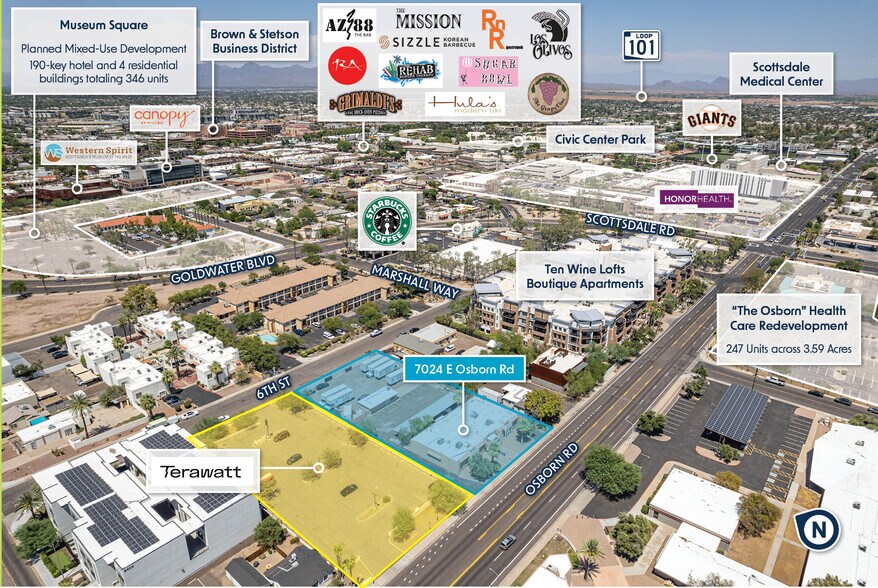 7024 E Osborn Rd, Scottsdale, AZ à vendre - Photo de l’immeuble – Image 3 sur 3