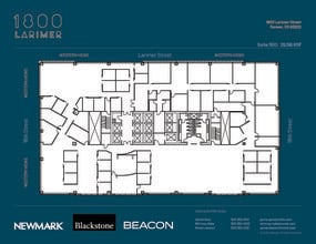 1800 Larimer St, Denver, CO à louer Plan d’étage– Image 1 sur 1