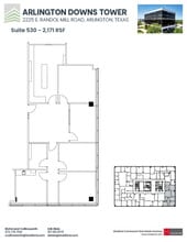2225 E Randol Mill Rd, Arlington, TX à louer Plan d’étage– Image 2 sur 2