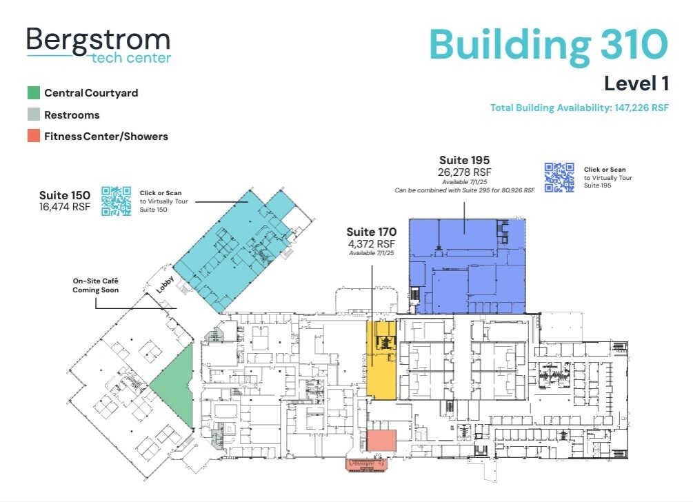 6800 Burleson Rd, Austin, TX à louer Plan d’étage– Image 1 sur 1