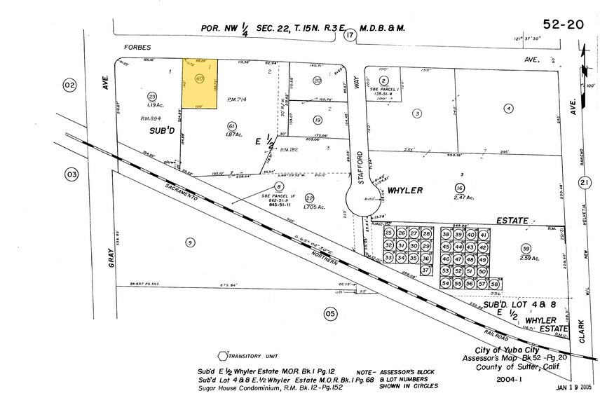 890 Forbes Ave, Yuba City, CA à vendre - Plan cadastral – Image 1 sur 1