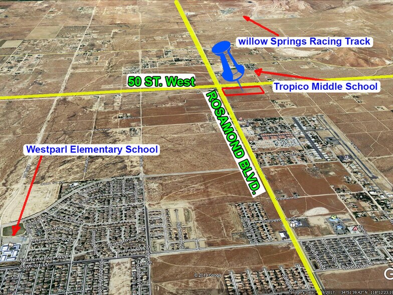 50th St West & Rosamond Blvd, Rosamond, CA à vendre - Photo de l’immeuble – Image 2 sur 29