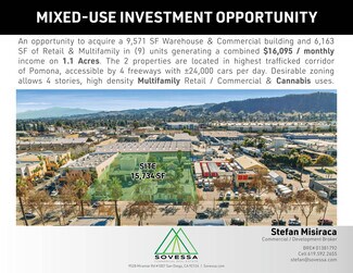 Plus de détails pour Mixed-Use Investment Opportunity – Local commercial à vendre, Pomona, CA