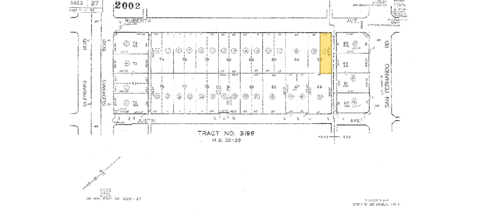 1013 Ruberta Ave, Glendale, CA à vendre - Plan cadastral – Image 3 sur 3