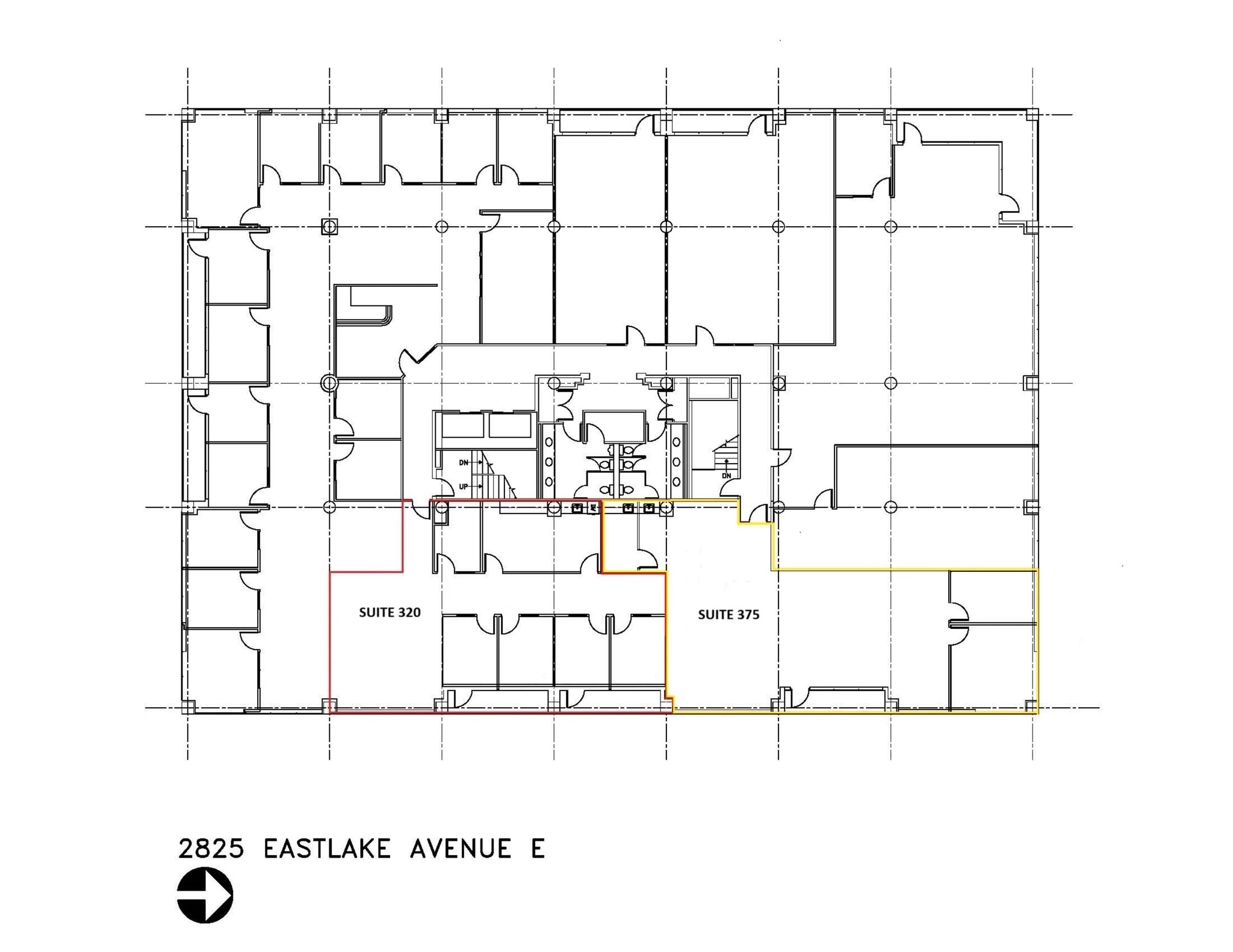 2825 Eastlake Ave E, Seattle, WA à louer Plan de site– Image 1 sur 2