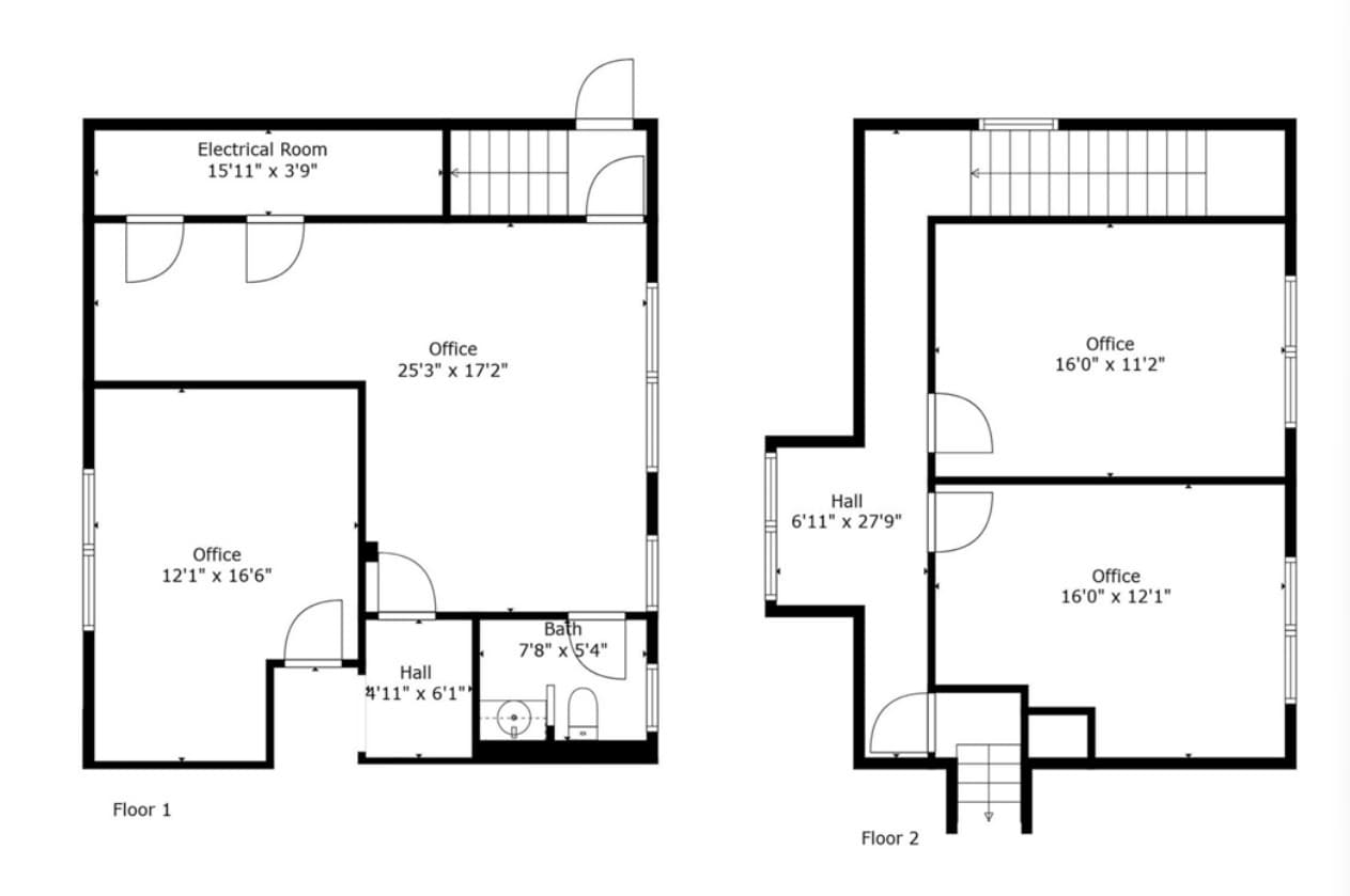 111 E Jefferson Ave, Naperville, IL à louer Plan d’étage– Image 1 sur 1
