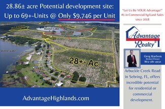Plus de détails pour 2435 Arbuckle Creek rd, Sebring, FL - Terrain à vendre
