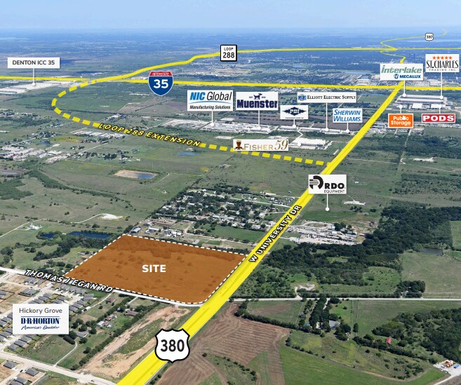 NEC Thomas J Egan Rd & US 380, Denton, TX à vendre - Photo de l’immeuble – Image 3 sur 4