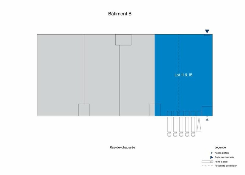 Local d’activités dans Palaiseau à louer - Plan d’étage – Image 3 sur 3