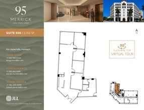 95 Merrick Way, Coral Gables, FL à louer Plan d’étage– Image 1 sur 1