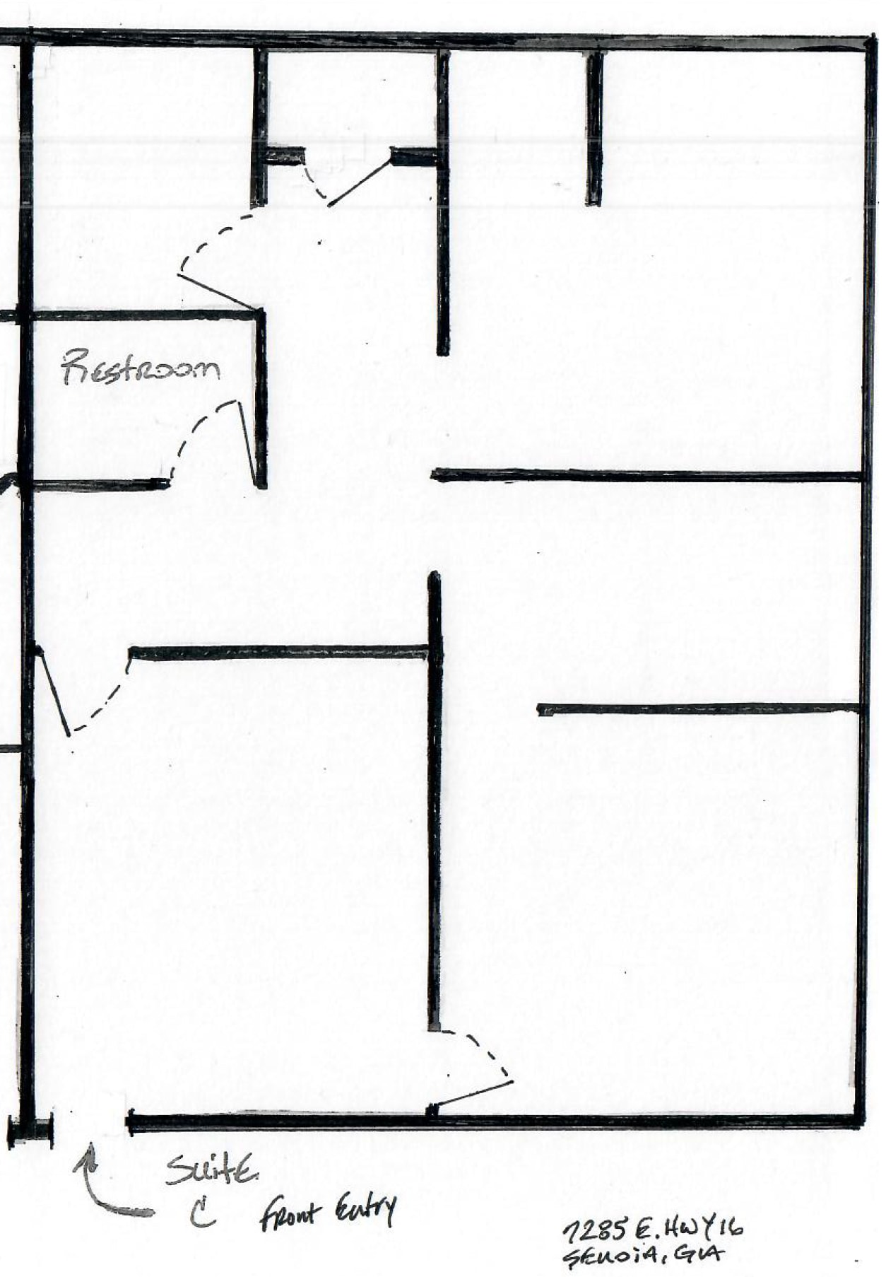 7285 Highway 16, Senoia, GA à louer Plan d’étage– Image 1 sur 1