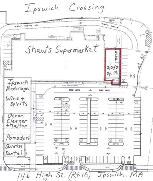 146 High St, Ipswich, MA à louer - Plan de site – Image 2 sur 10