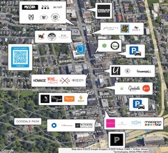 841-849 N High St, Columbus, OH - Vue aérienne  vue de carte