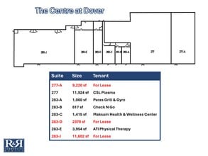 261-283 N Dupont Hwy, Dover, DE à louer Plan de site– Image 1 sur 8