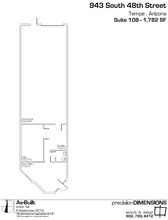939 S 48th St, Tempe, AZ à louer Plan d’étage– Image 1 sur 1
