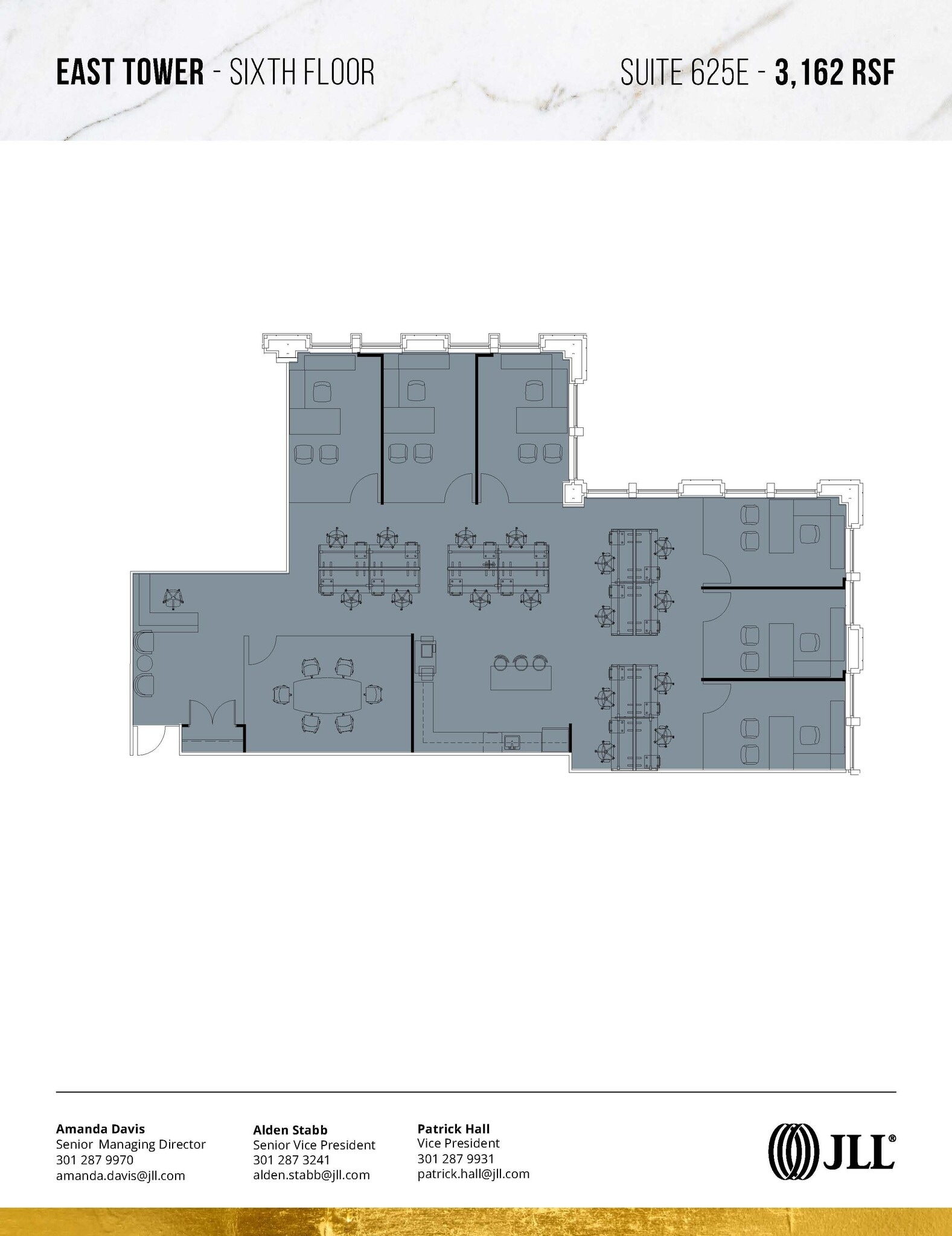 7501 Wisconsin Ave, Bethesda, MD à louer Plan d’étage– Image 1 sur 2