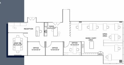 199 S Los Robles Ave, Pasadena, CA à louer Plan d’étage– Image 1 sur 1