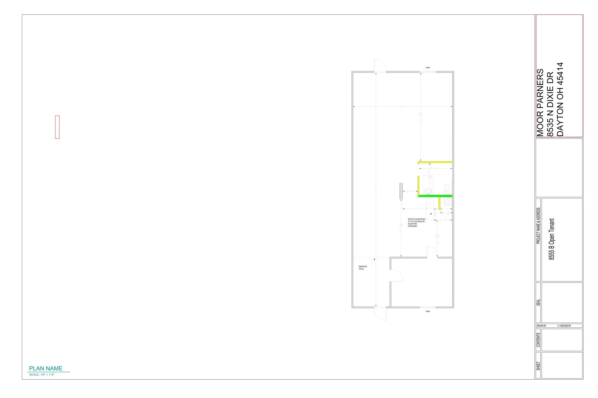 8555-8583 N Dixie Dr, Dayton, OH à louer Plan de site– Image 1 sur 1