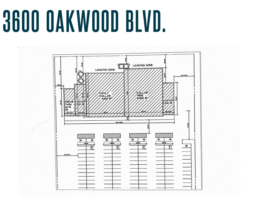 3600 Oakwood Blvd, Melvindale, MI à louer Plan d’étage– Image 1 sur 1