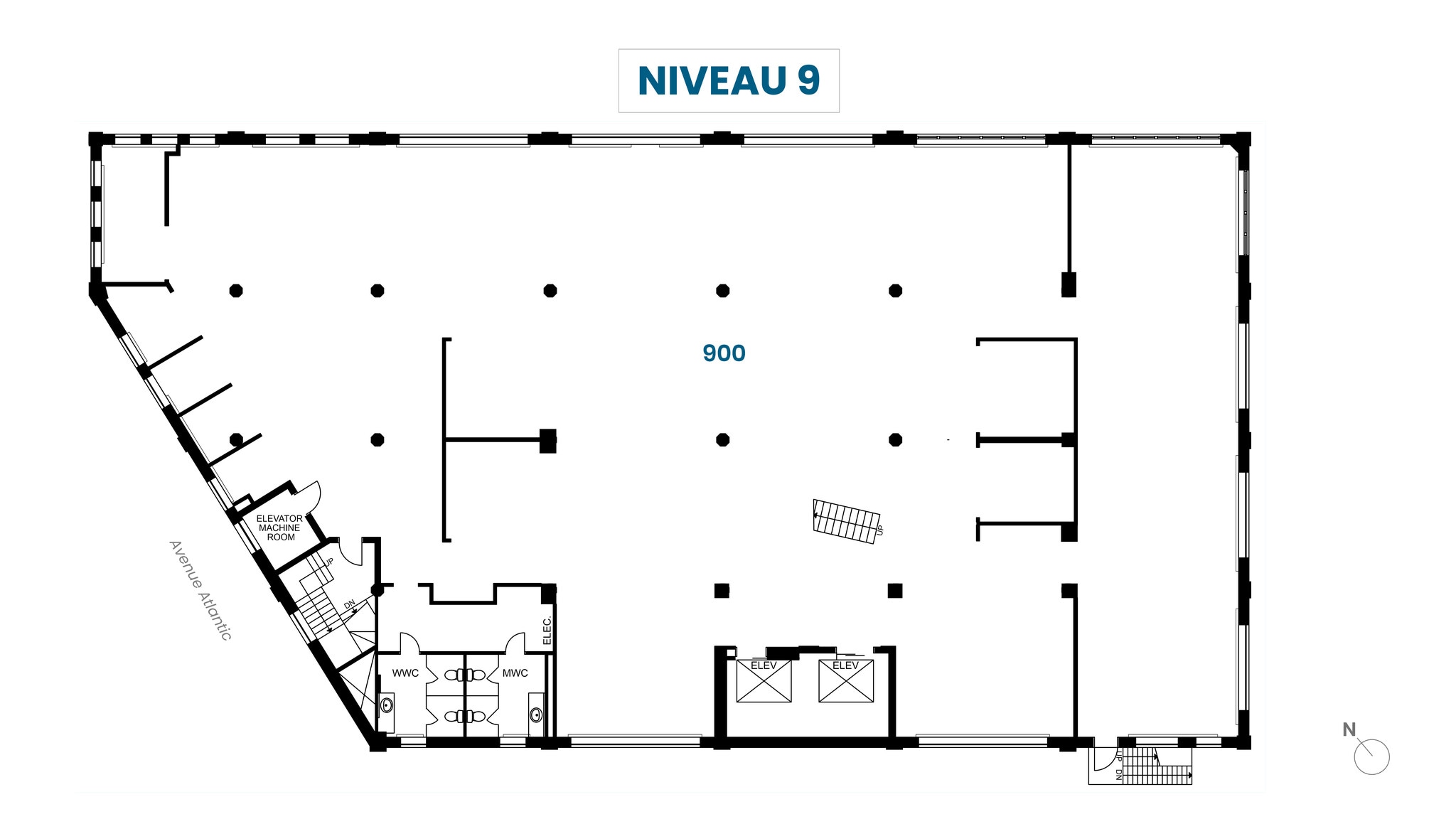 400 Av Atlantic, Montréal, QC à louer Plan d’étage– Image 1 sur 1