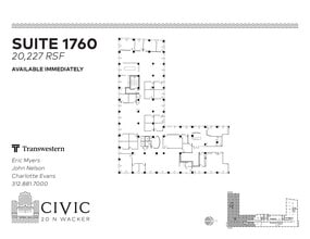 20 N Wacker Dr, Chicago, IL à louer Plan d’étage– Image 1 sur 1