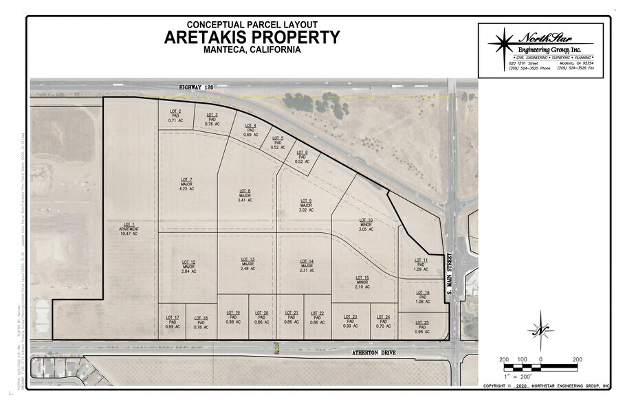 1437 S Main St, Manteca, CA à vendre - Plan de site – Image 3 sur 3